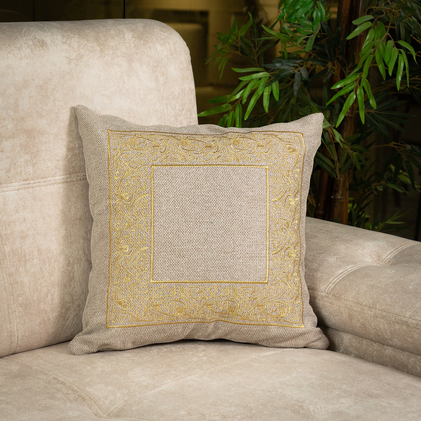 Housse de Coussin Calligraphie