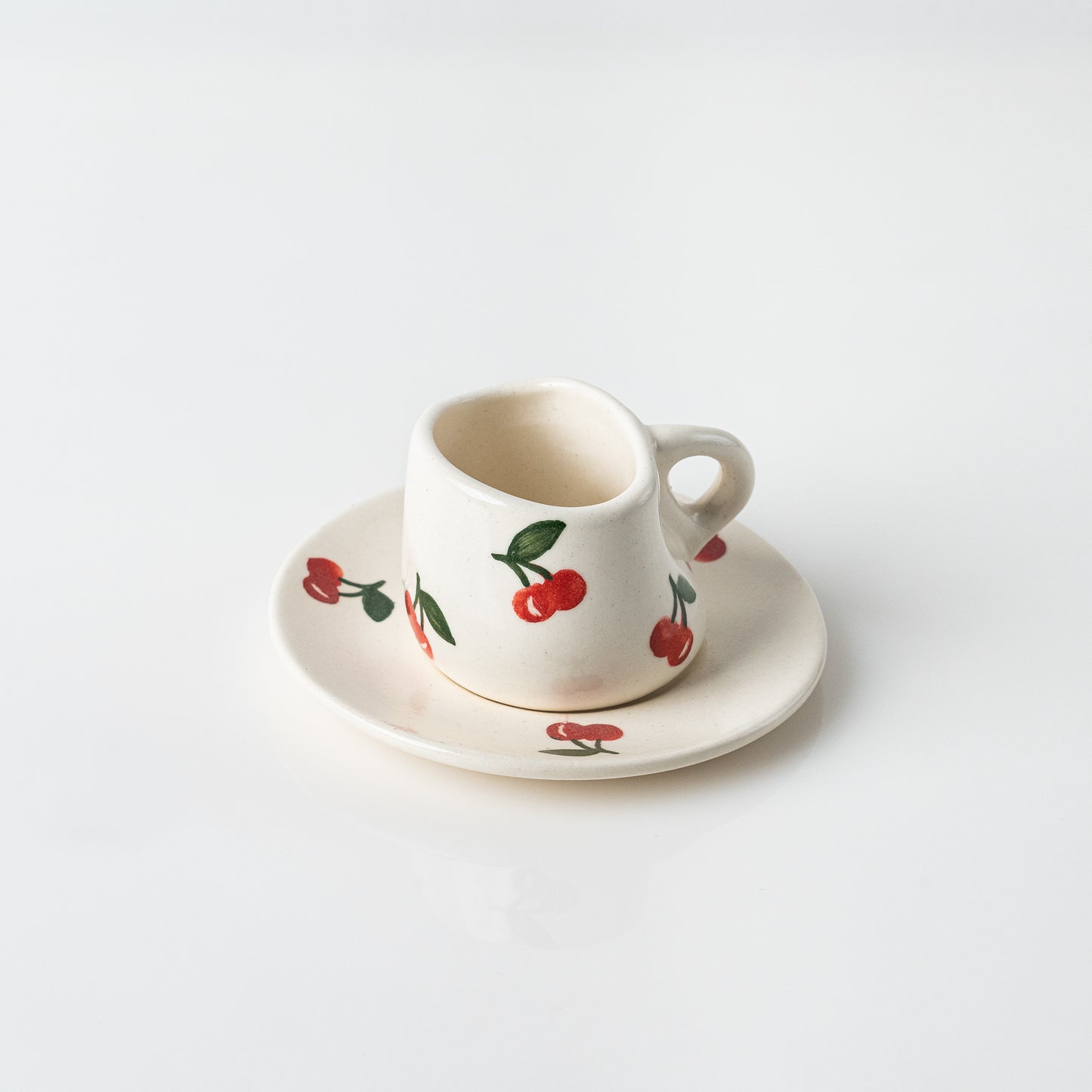 Tasse et Sous Tasse en Grés