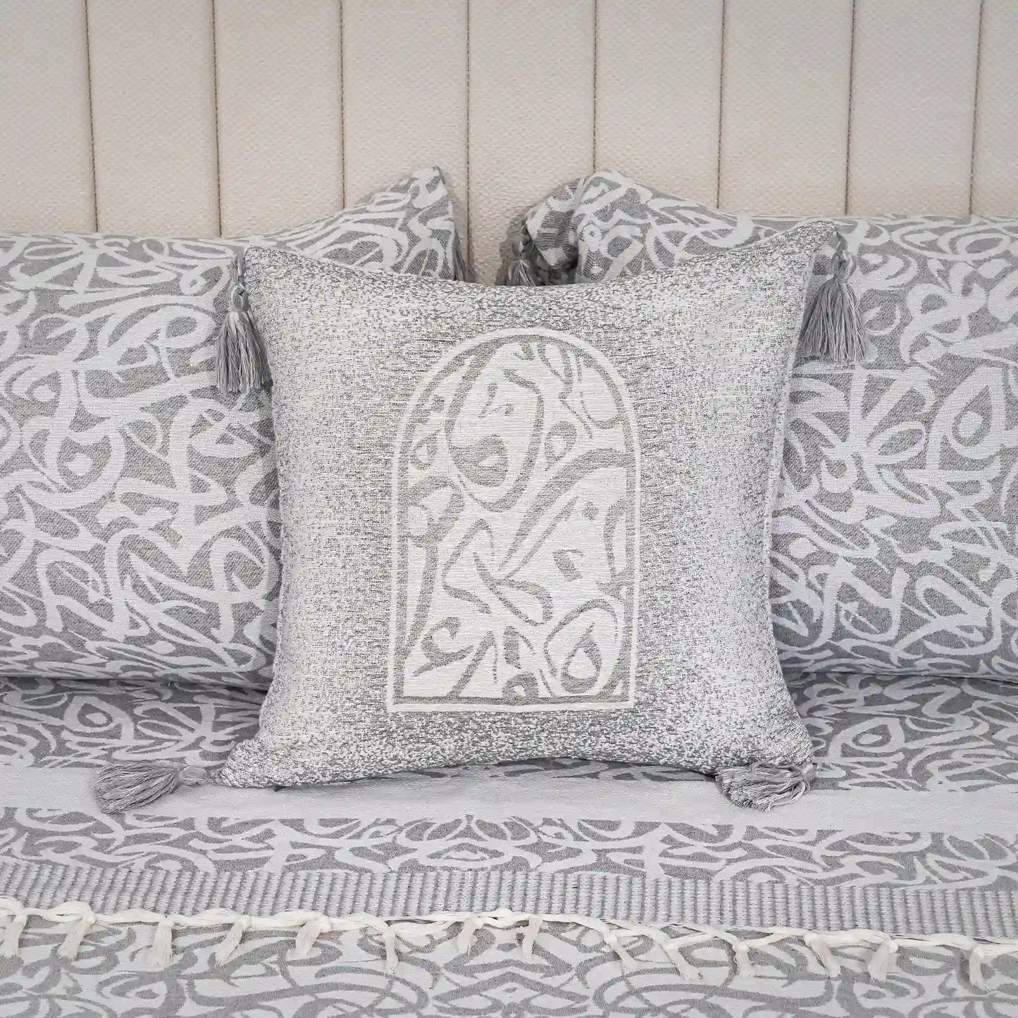 Coussin Calligraphie Double Face