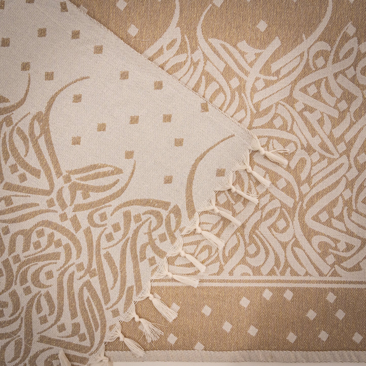 Chemin de lit Calligraphie + 2 Housses de coussin