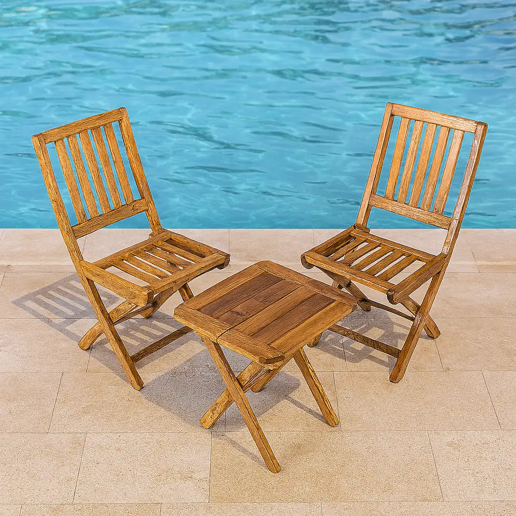 Pack Mobilier en Bois Rouge