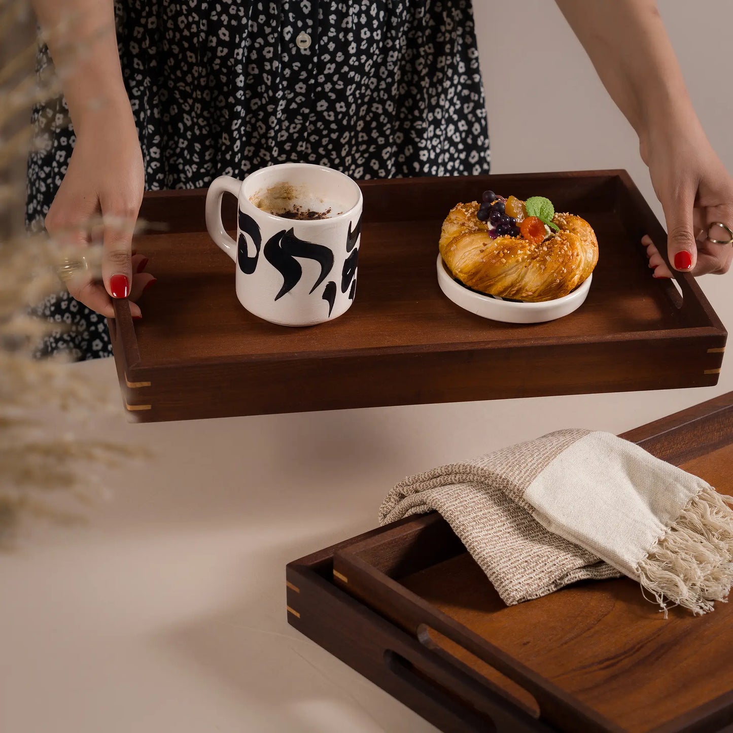 Série de 3 plateaux Tribois