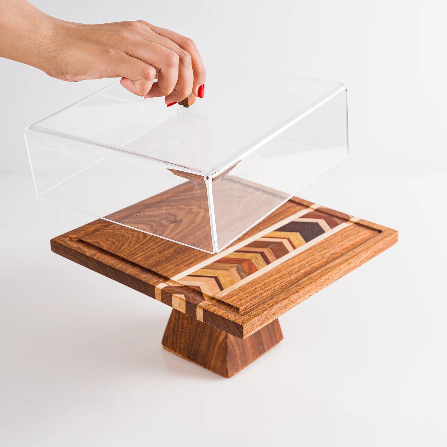Présentoir en Bois & Plexiglas Olya