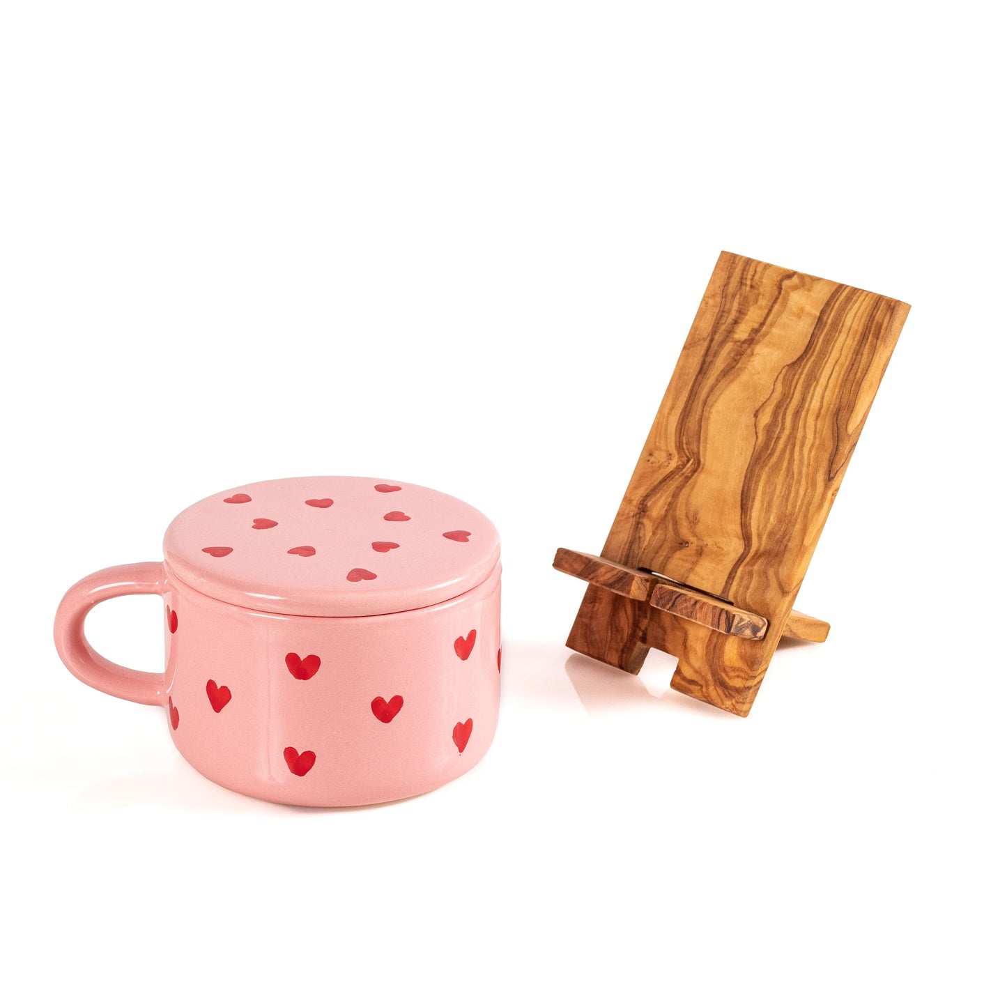 Support de Téléphone en Bois d’Olivier Ecostand