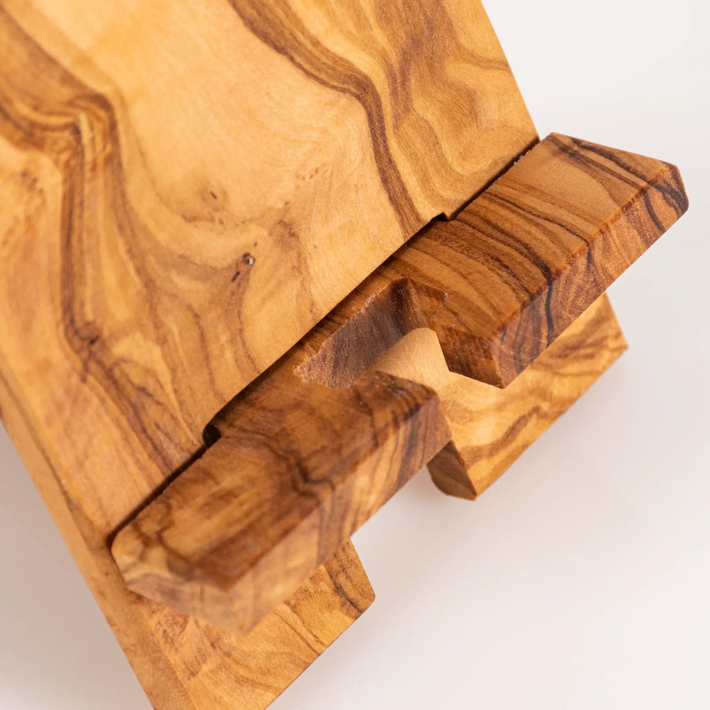 Support de Téléphone en Bois d’Olivier Ecostand