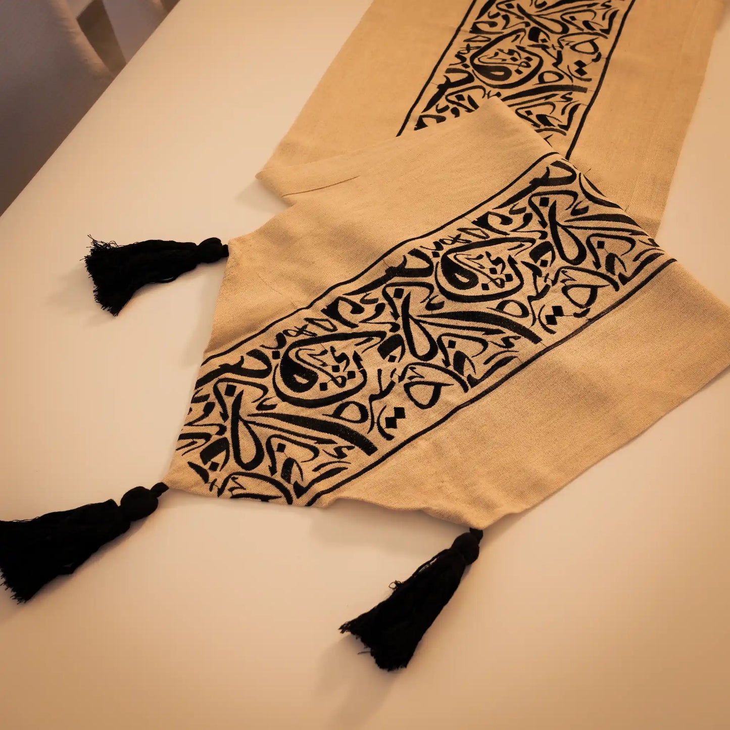 Chemin de table Calligraphie