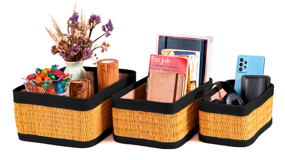 Serie de 3 Panier de rangement en smar