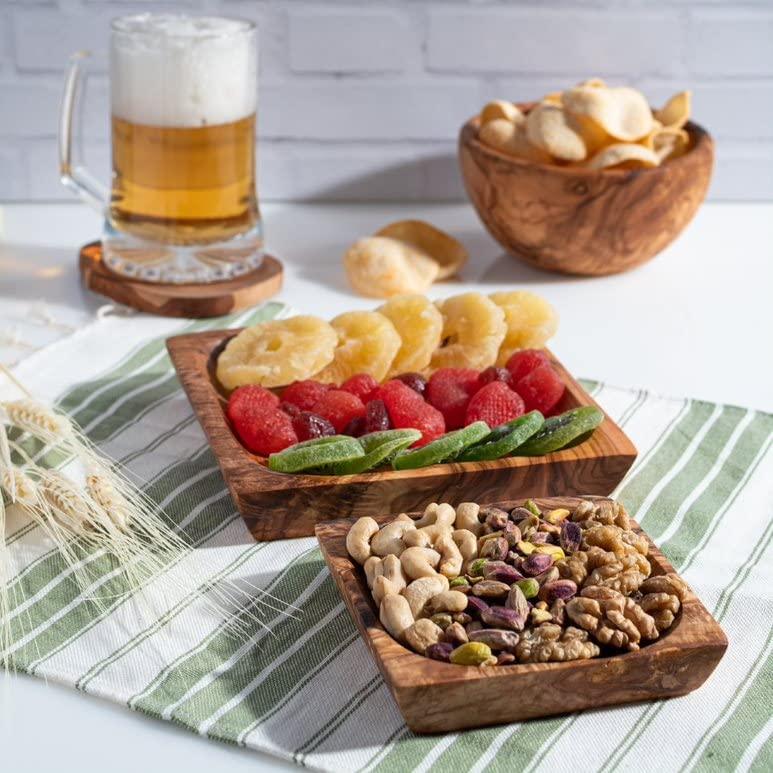Set of Two Square Snack plates - 16*16 CM and 12*12 CM - Darido