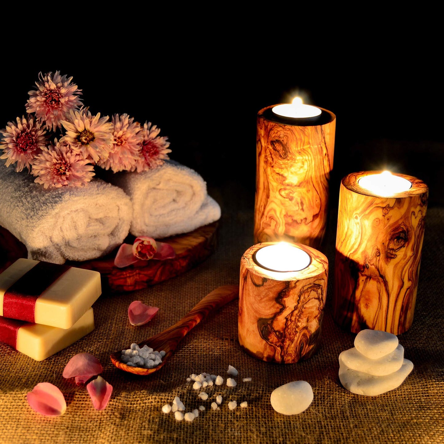 Candleholder set of 3 - Cylindric - Darido