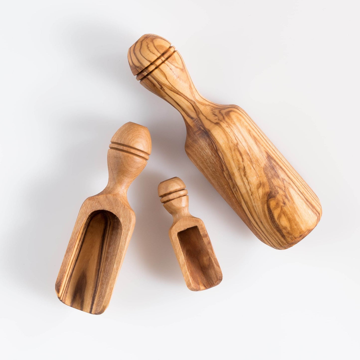 Olive Wooden Utensil Set of 3 Scopes - Darido