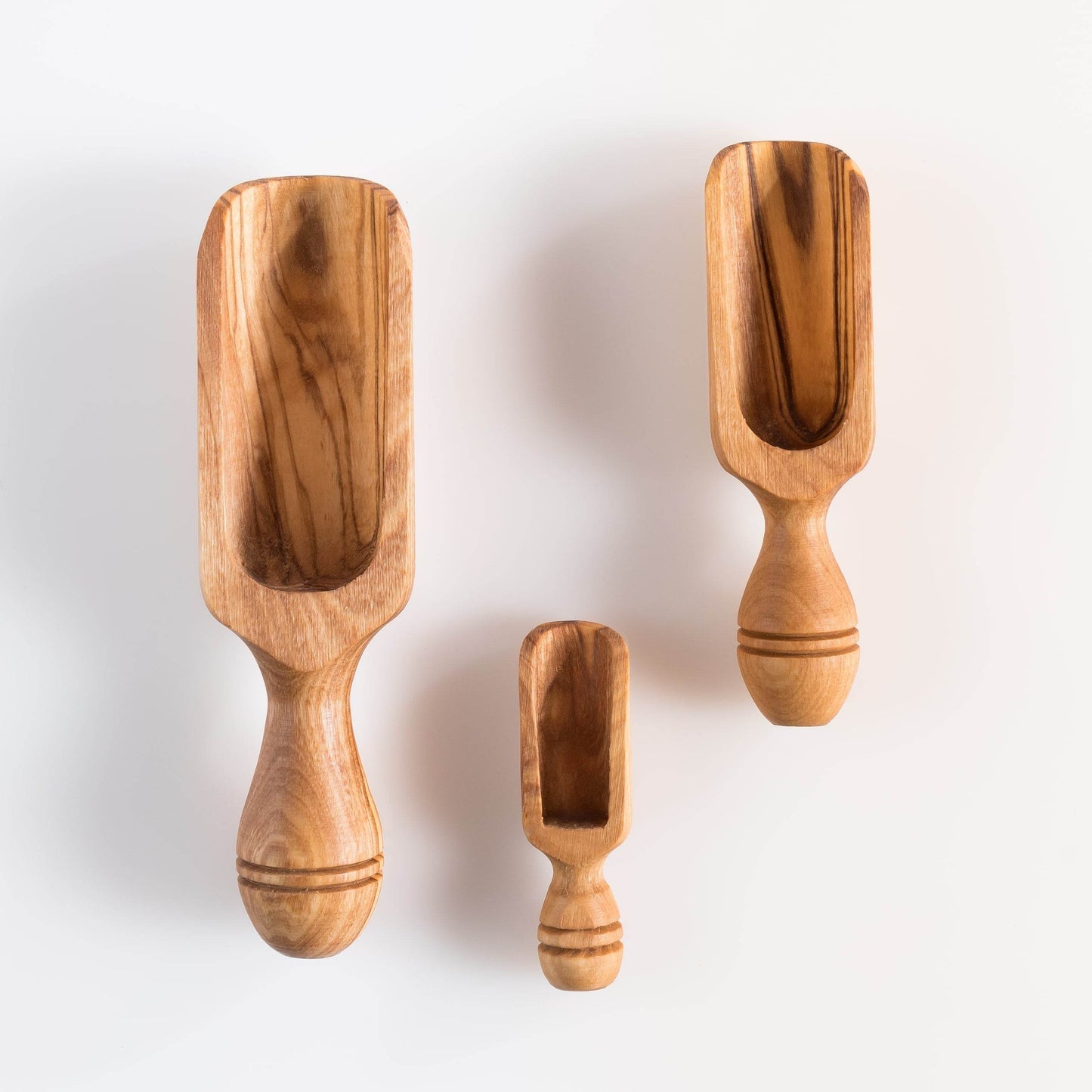 Olive Wooden Utensil Set of 3 Scopes - Darido