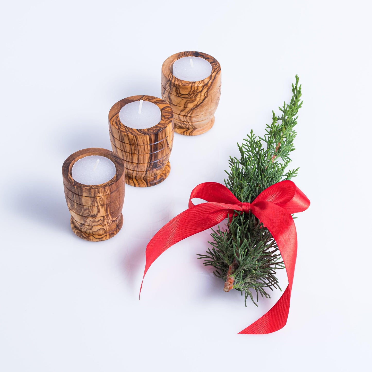 Set of 3 Candle Holders - Round - Darido