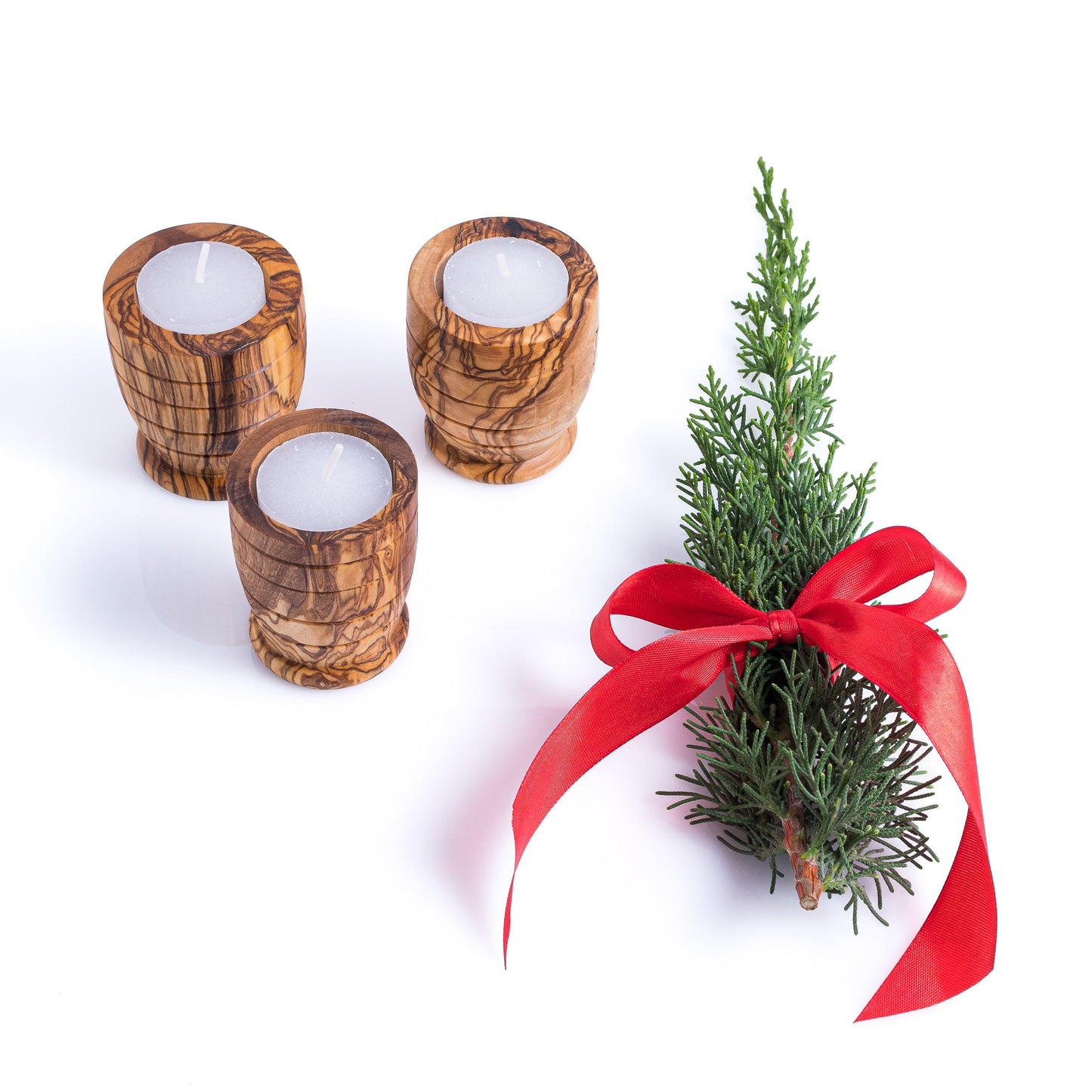 Set of 3 Candle Holders - Round - Darido