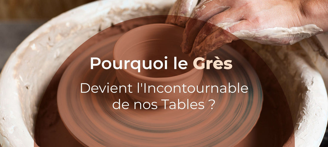Pourquoi le grès devient l'incontournable de nos tables ?