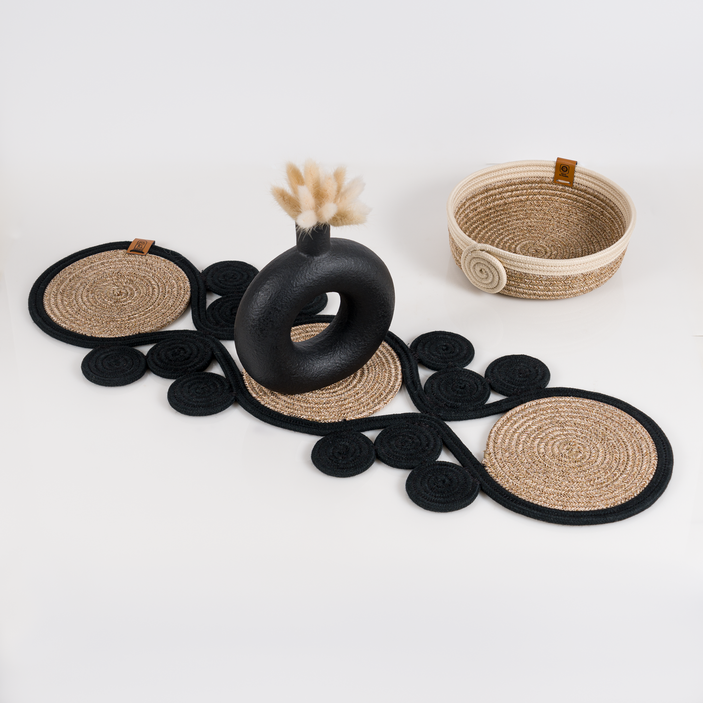 Ensemble décoratif en fils tressés Alias