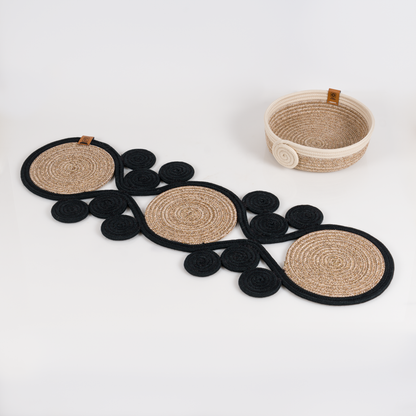 Ensemble décoratif en fils tressés Alias