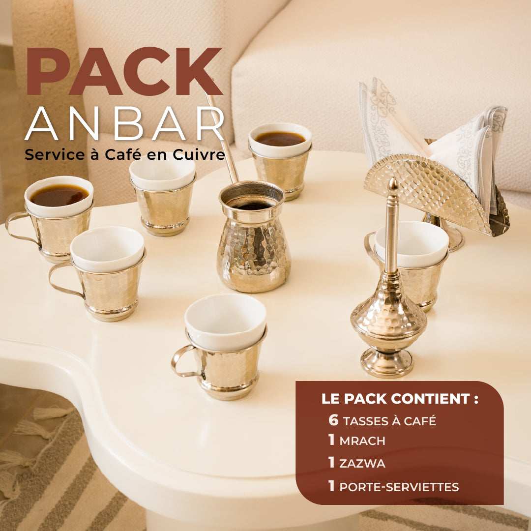 Service à Café en Cuivre