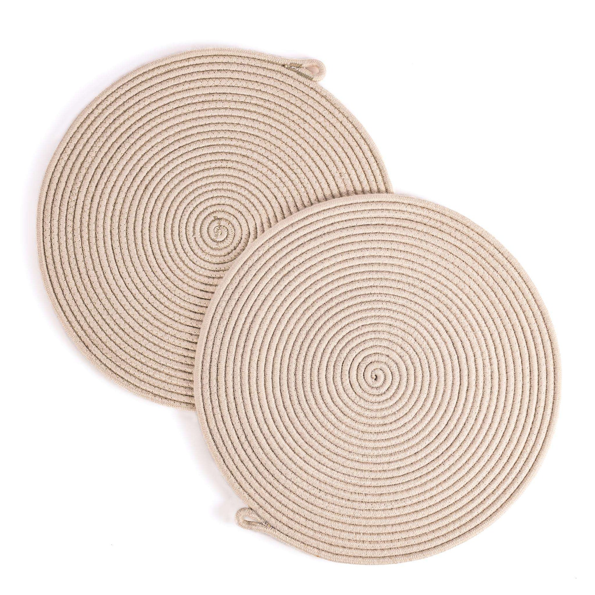 Trivet Cotton Beige 35 cm - Set of 2 - Darido