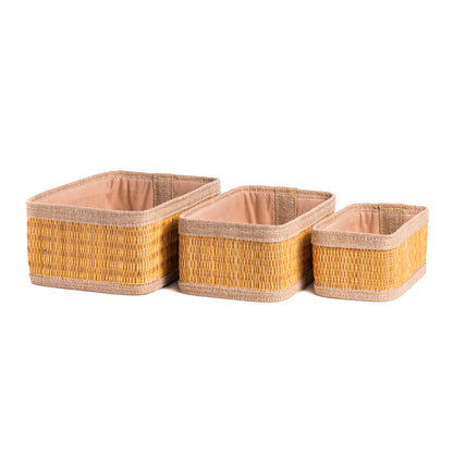 Serie de 3 Panier de rangement en smar