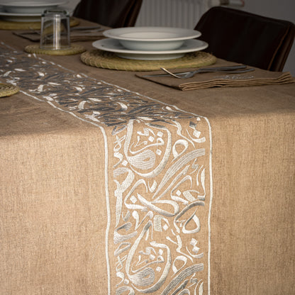 Nappe de table Calligraphie