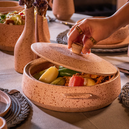 Service à Table en grès (14 pièces - 4 Personnes)