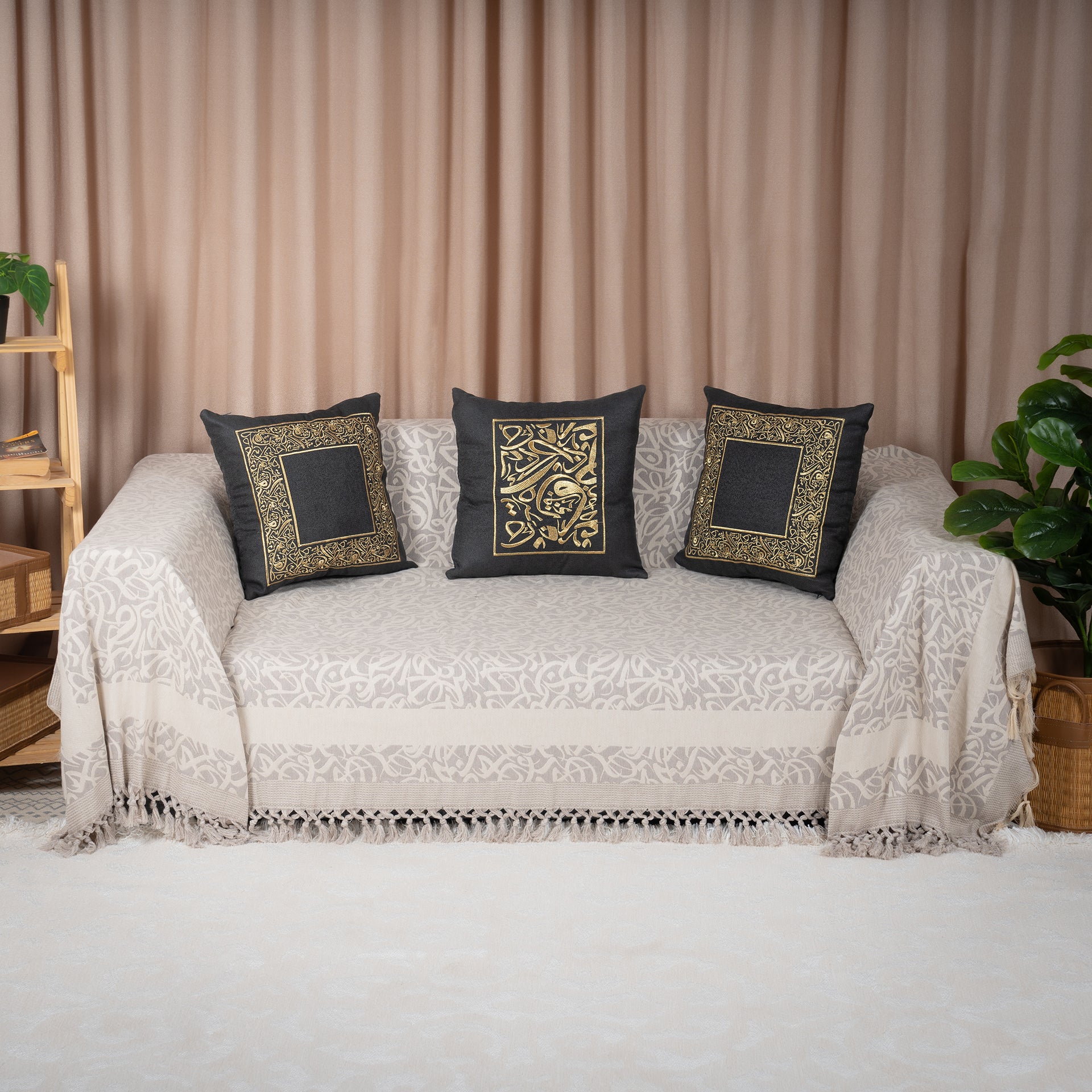 CaliTime Housses De Coussin Paquet De 2 Taies D'oreiller Pour Le Sofa à