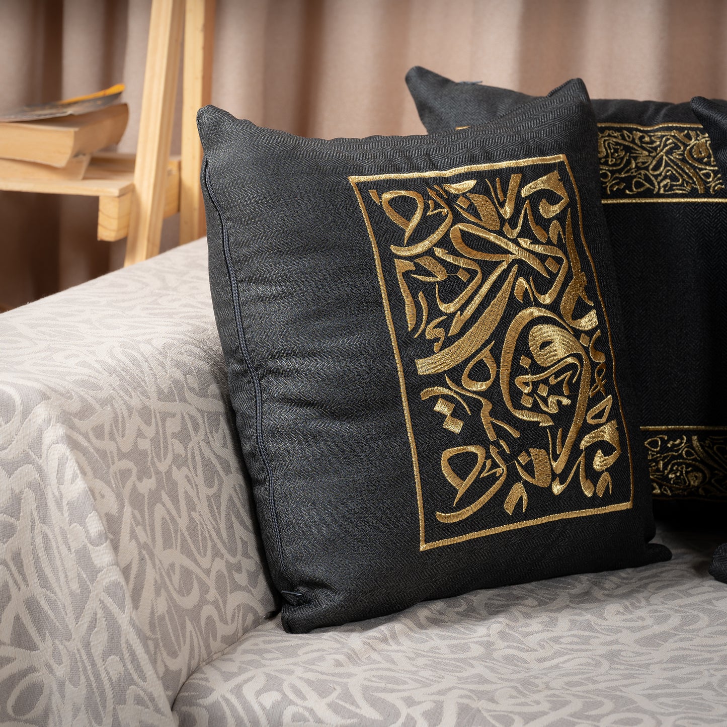 Housse de Coussin Calligraphie