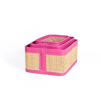 Serie de 3 Panier de rangement en smar