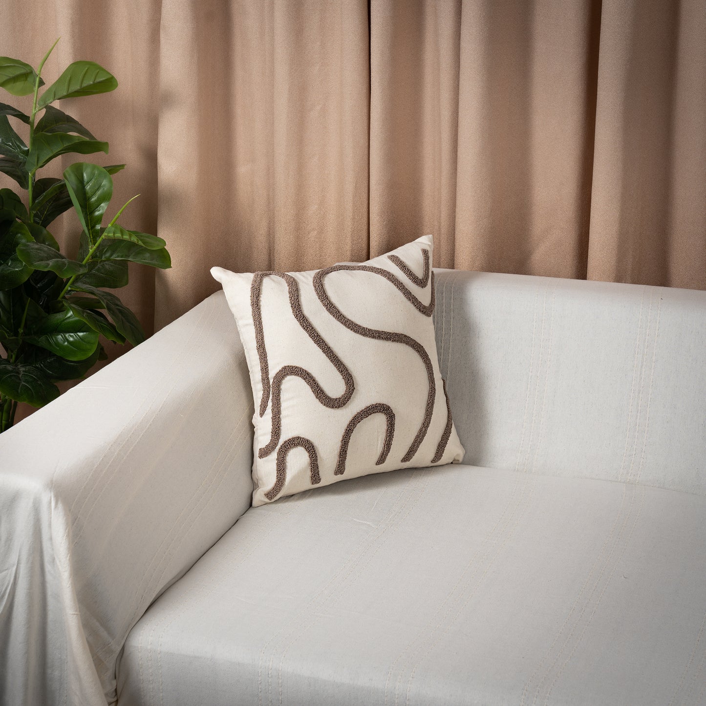 Housse de Coussin -  Dinsky Beige