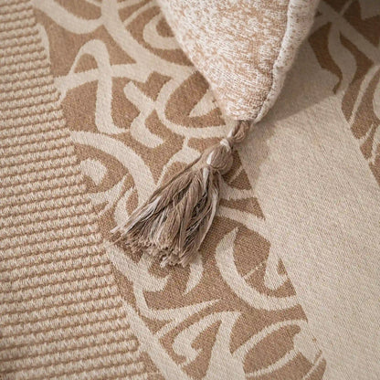 Parure de lit Design Calligraphie Avec 2 Housses de coussins