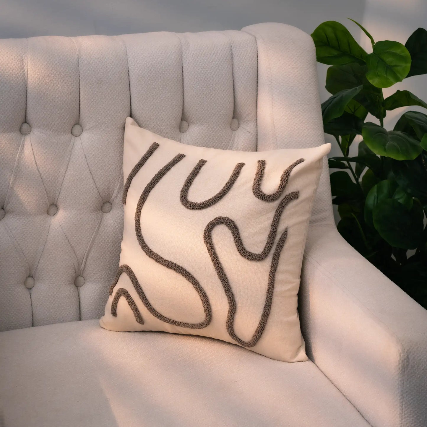 Housse de Coussin décoratif - Dinsky Gris