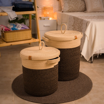 Paniers à Linge en fil tressé