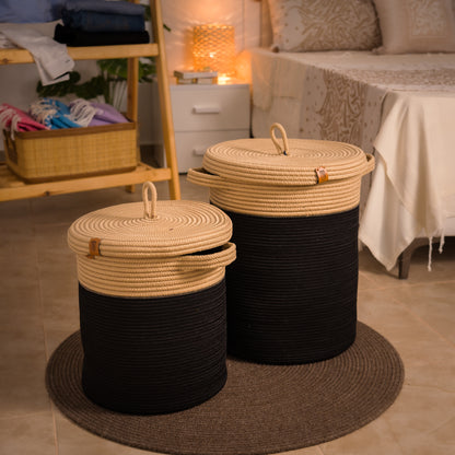 Paniers à Linge en fil tressé