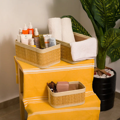 Serie de 3 Panier de rangement en smar