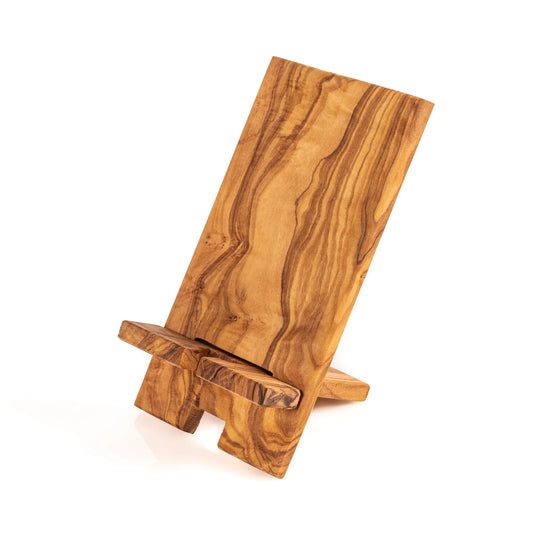 Support de Téléphone en Bois d’Olivier Ecostand