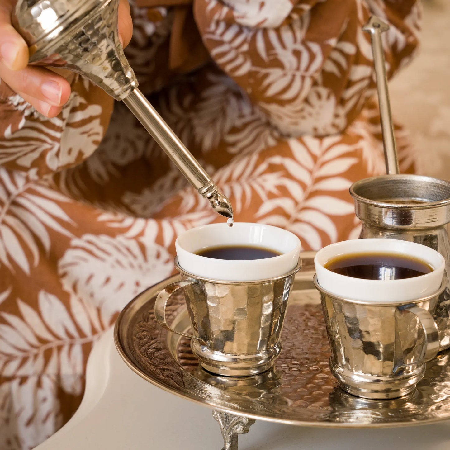 Service à Café en Cuivre