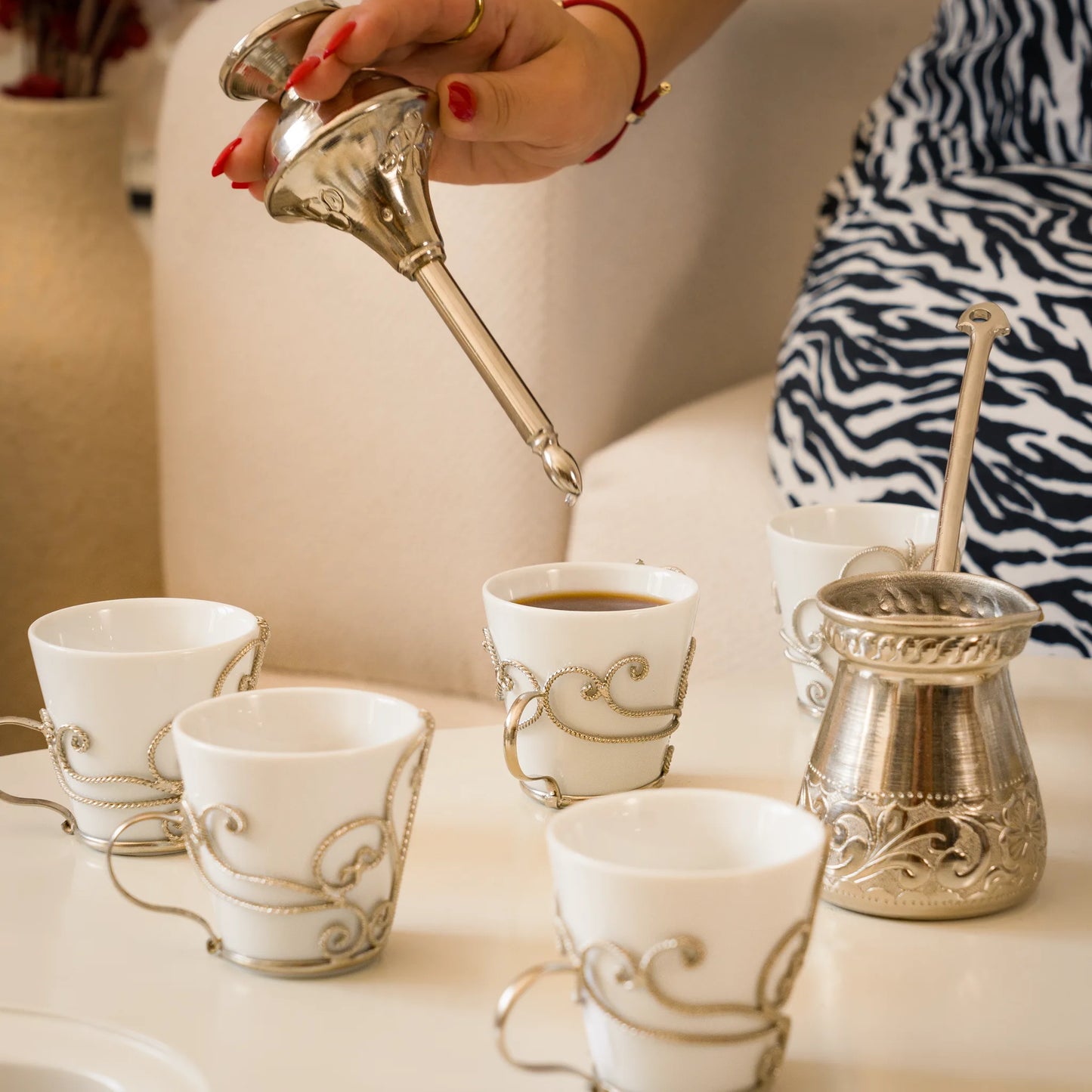 Service à Café en Cuivre