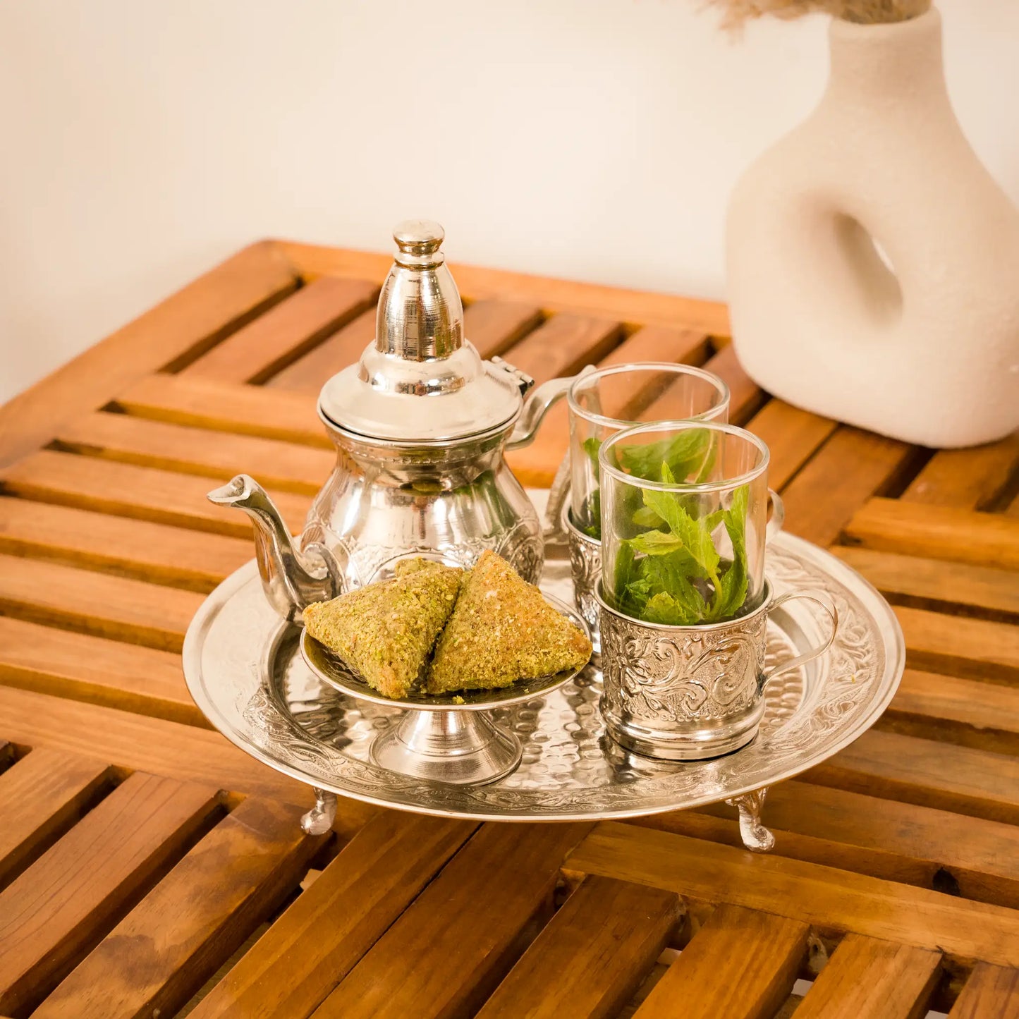 Service à Thé en Cuivre