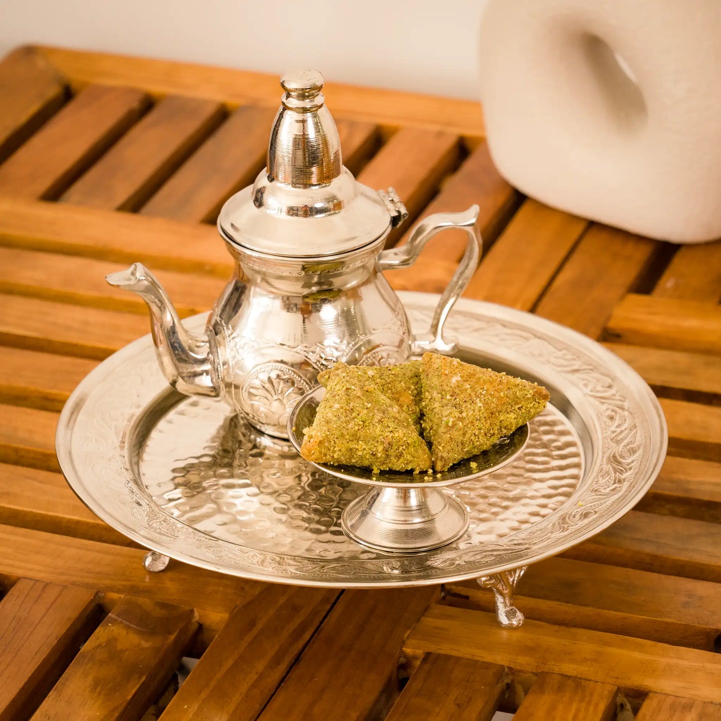 Service à Thé en Cuivre