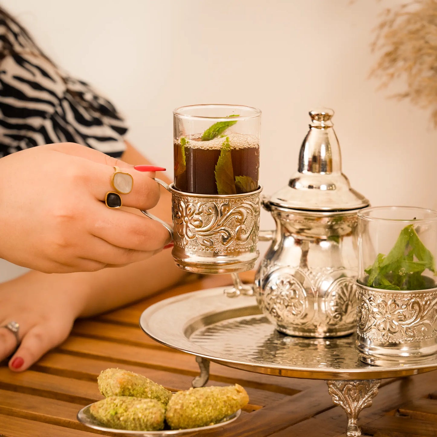 Service à Thé en Cuivre