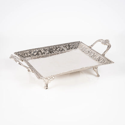 Plateau Rectangulaire en Cuivre Misk/مسك