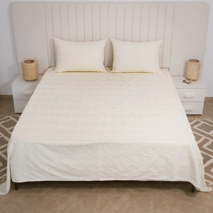 Parure de lit avec deux housses de coussins