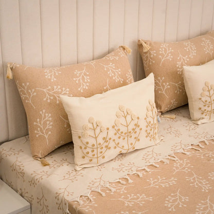 Parure de lit en coton Sakura avec deux housses de coussin