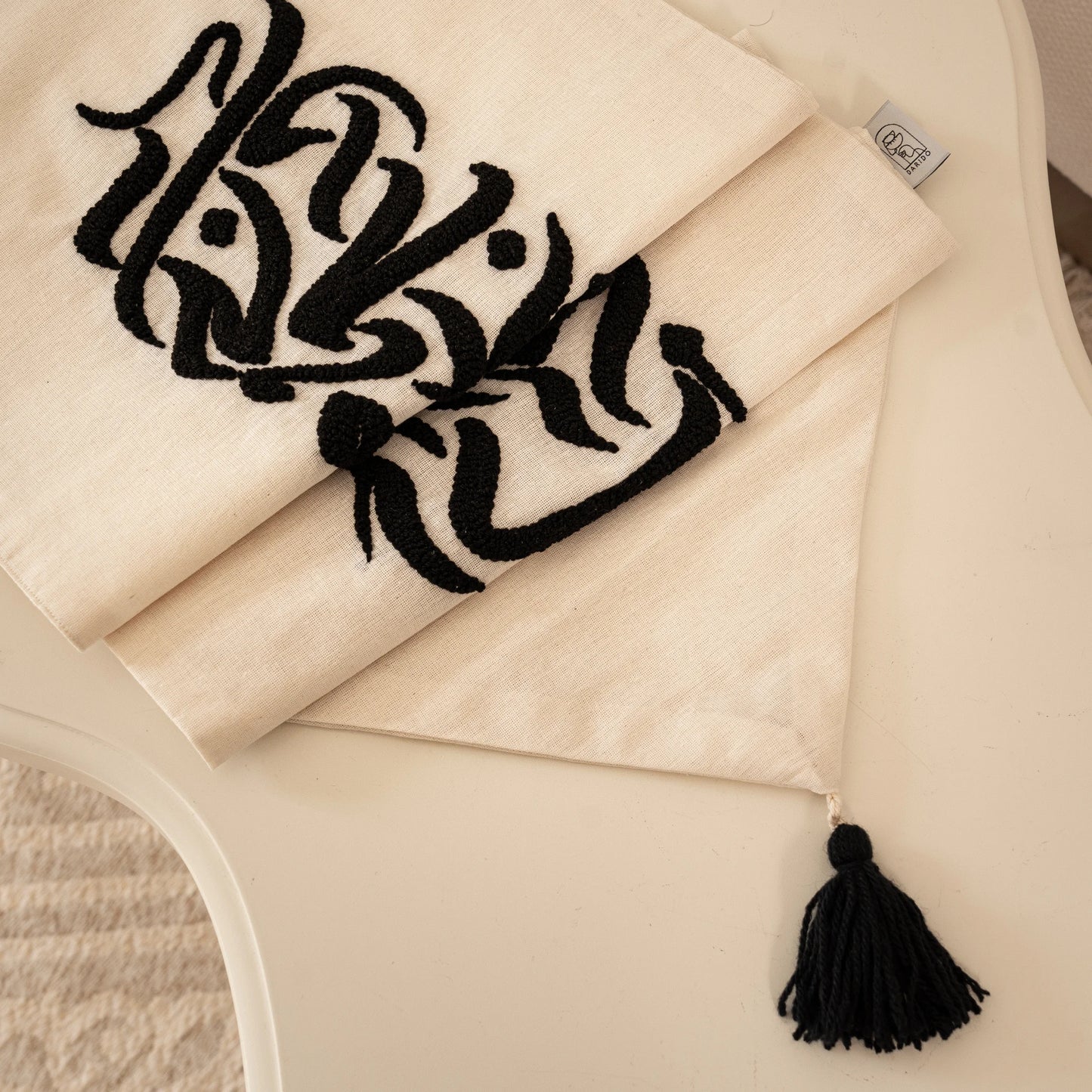 Pack Abjad : chemin et coussin decoratif