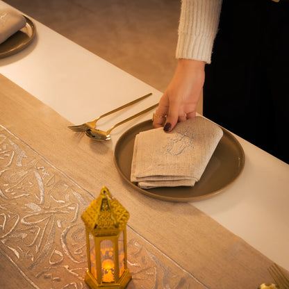 Chemin de table Calligraphie