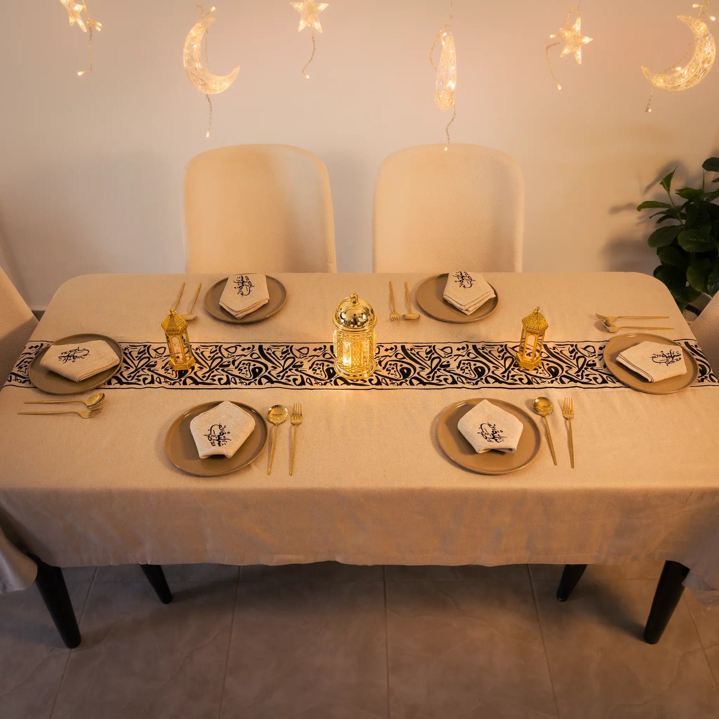 Nappe de table Calligraphie