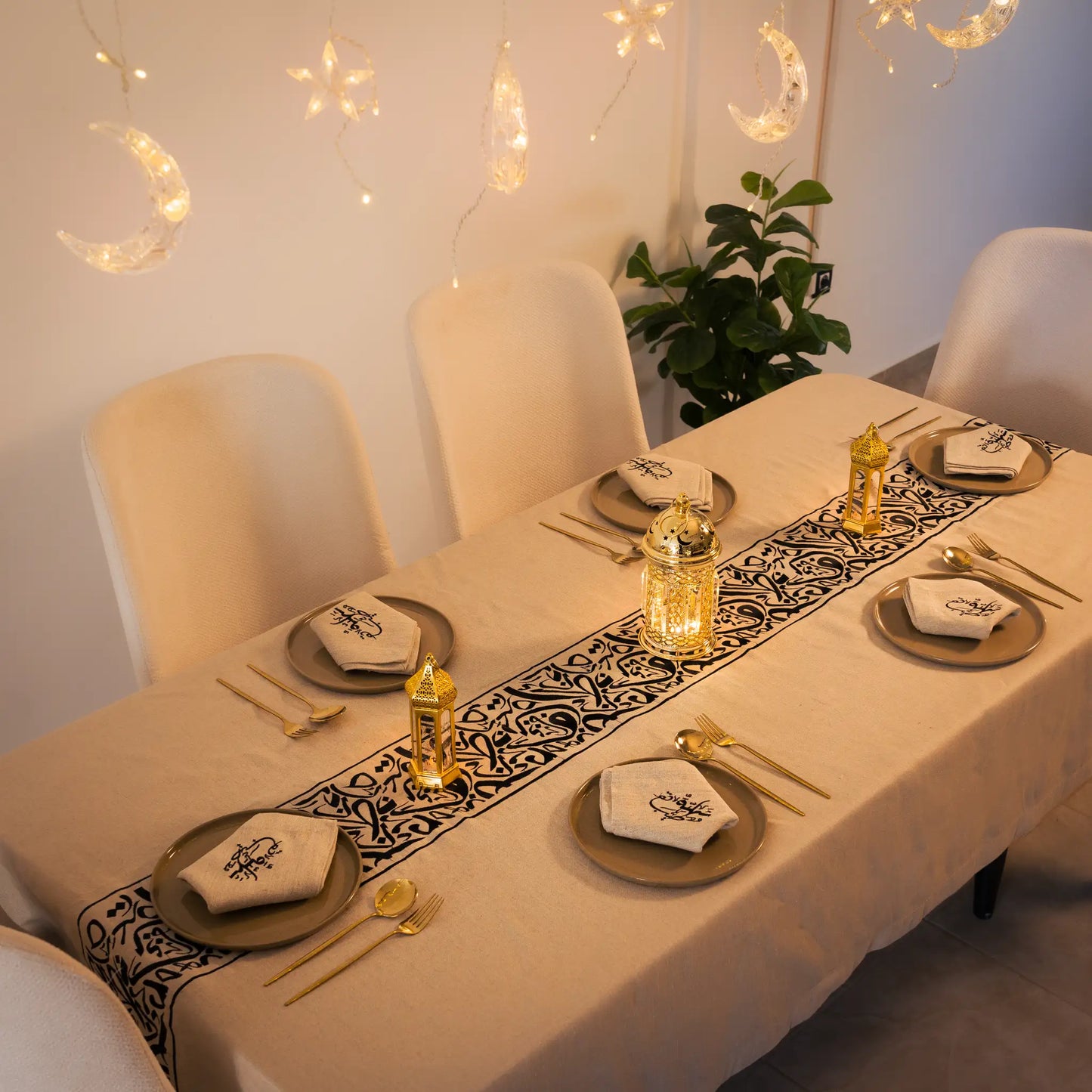Nappe de table Calligraphie