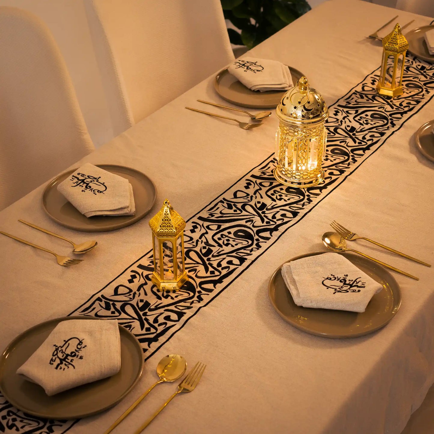 Nappe de table Calligraphie