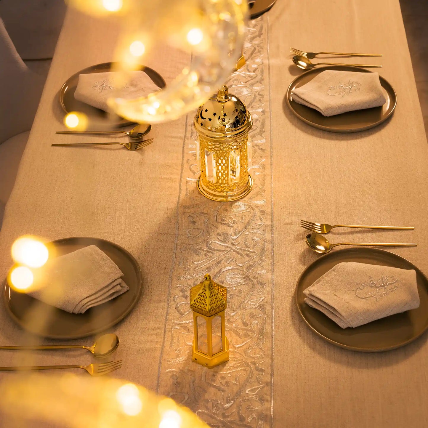 Nappe de table Calligraphie