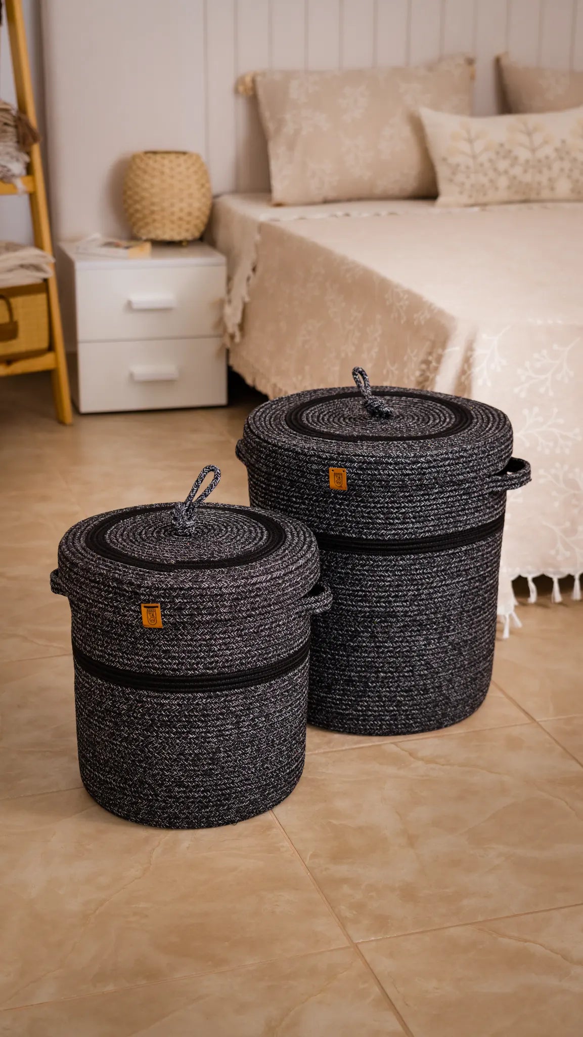 Paniers à Linge en fil tressé
